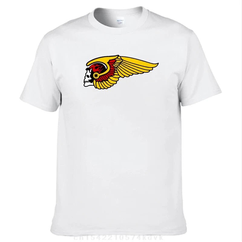 H-Helles T-Shirt Summer Popular Logo A-Angeles Y2K Casual T-Shirts Cotton Novelty Tshirt For Men Short Sleeve Design Tops - STAND OUT FLEXSARAH
