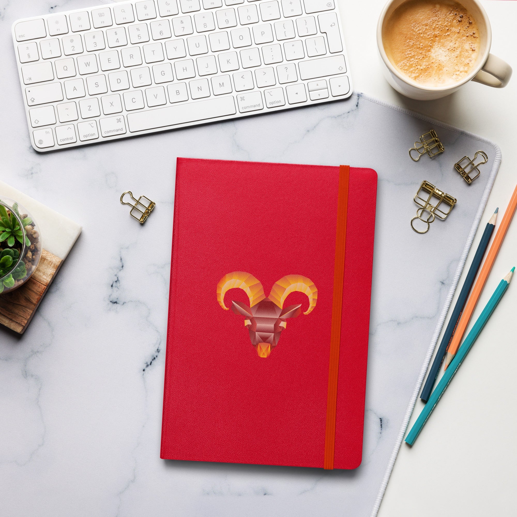 Aries Hardcover-bound Notebook