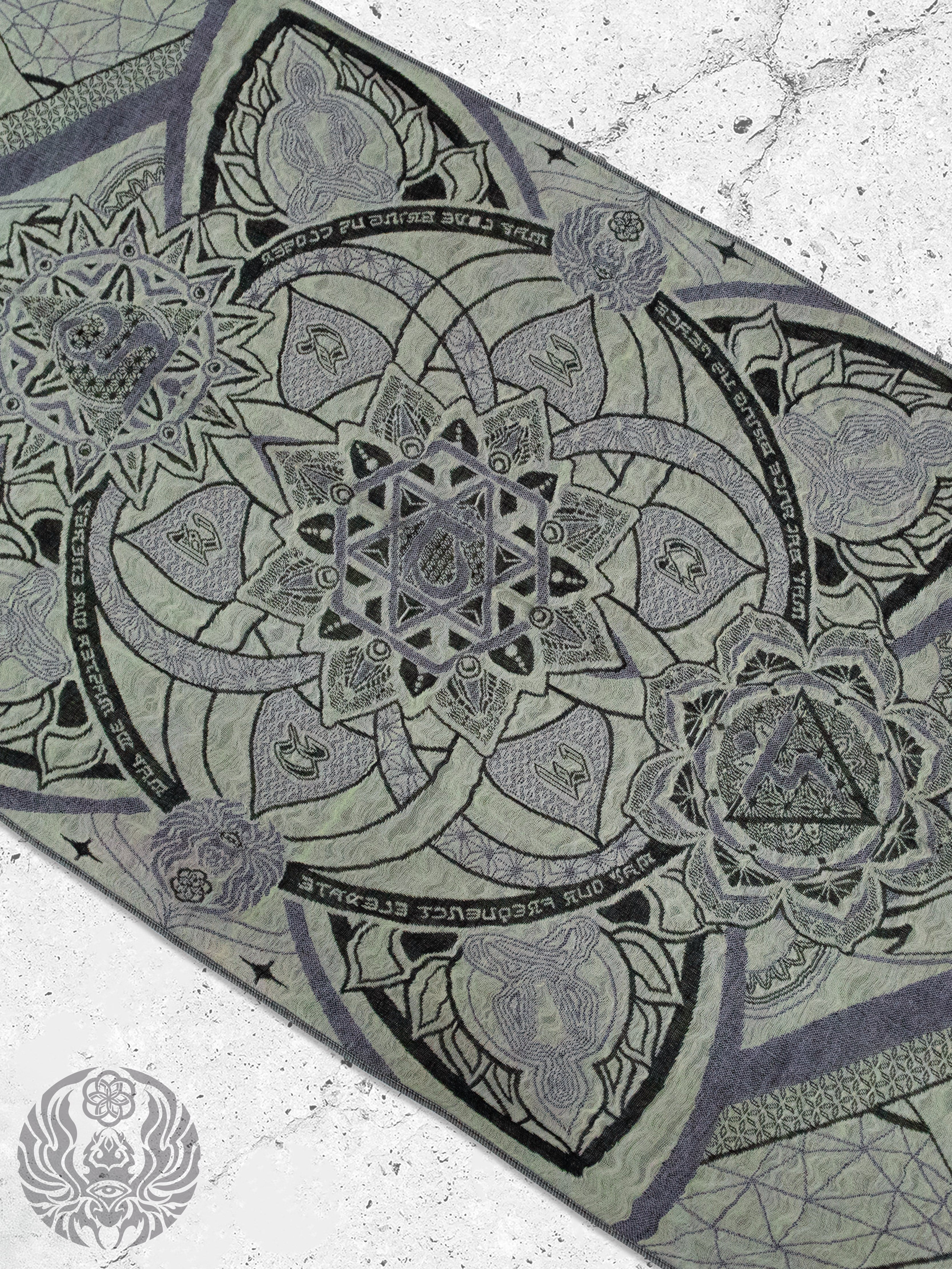 HARMONY HEALS • GREEN MINT Festival Shawl