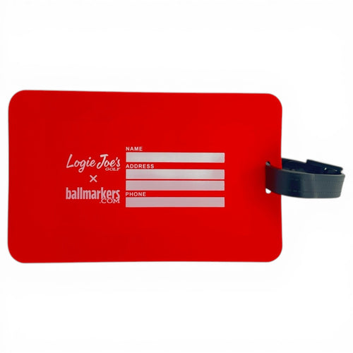 'Hello My Name Is' Clip-On Tag | Multi-Use Bag Tag, Travel Tag, Golf Accessory - STAND OUT FLEXSARAH