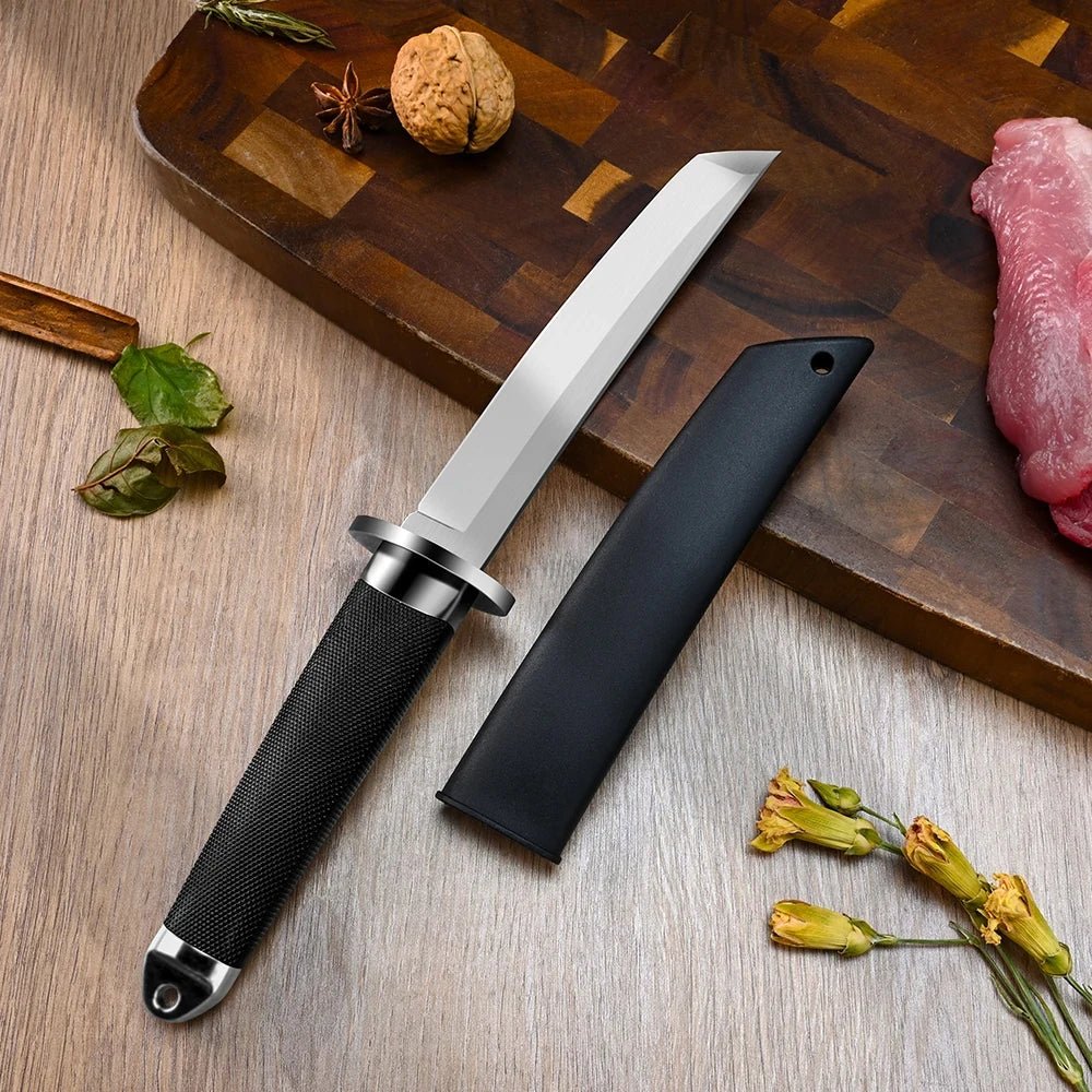 High-quality samurai kitchen knives multi-purpose fruit knives stainless steel straight knives kitchen accessories cooking tools - STAND OUT FLEXSARAH