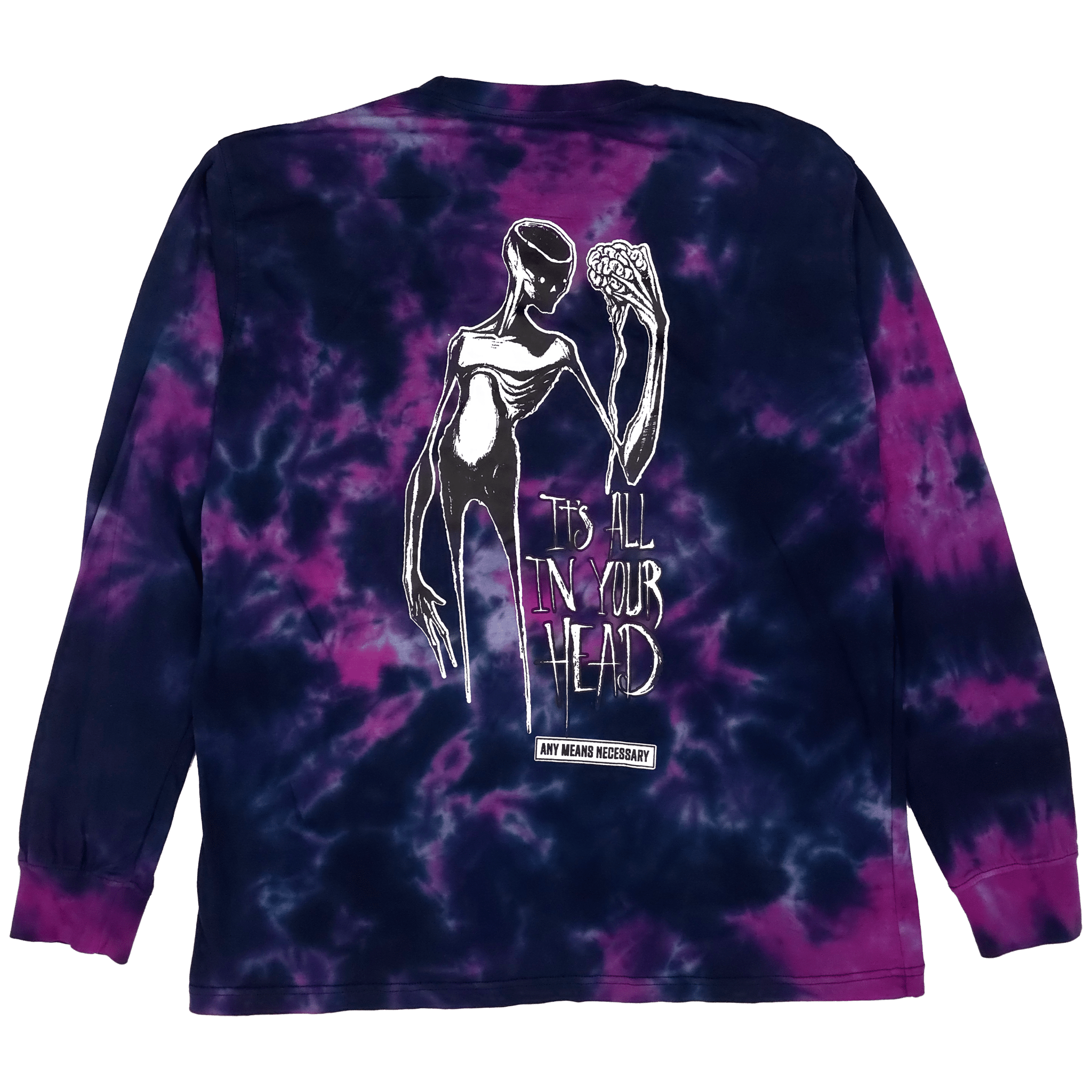 It's All In Your Head Long Sleeve T-Shirt Purple - STAND OUT FLEXSARAH