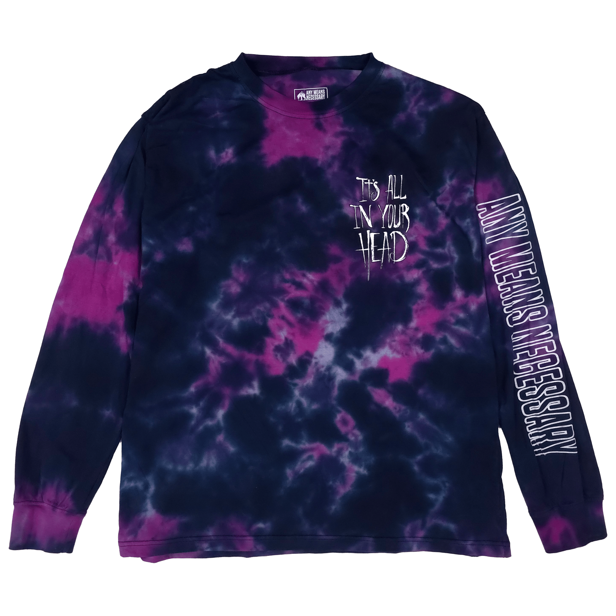 It's All In Your Head Long Sleeve T-Shirt Purple - STAND OUT FLEXSARAH