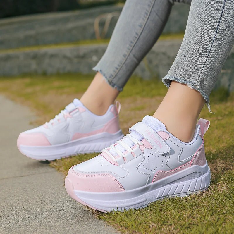 Kids Roller Skate Shoes Fashion Casual Sports Children 4-Wheels Sneakers for Boys and Girls Gift Nice Footwear - STAND OUT FLEXSARAH