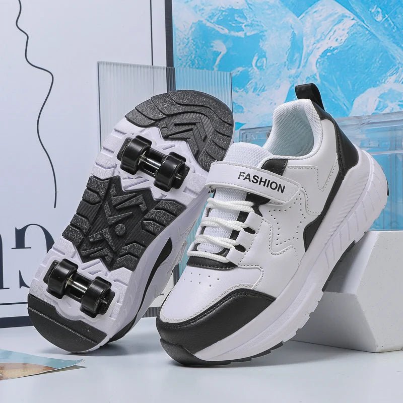 Kids Roller Skate Shoes Fashion Casual Sports Children 4-Wheels Sneakers for Boys and Girls Gift Nice Footwear - STAND OUT FLEXSARAH