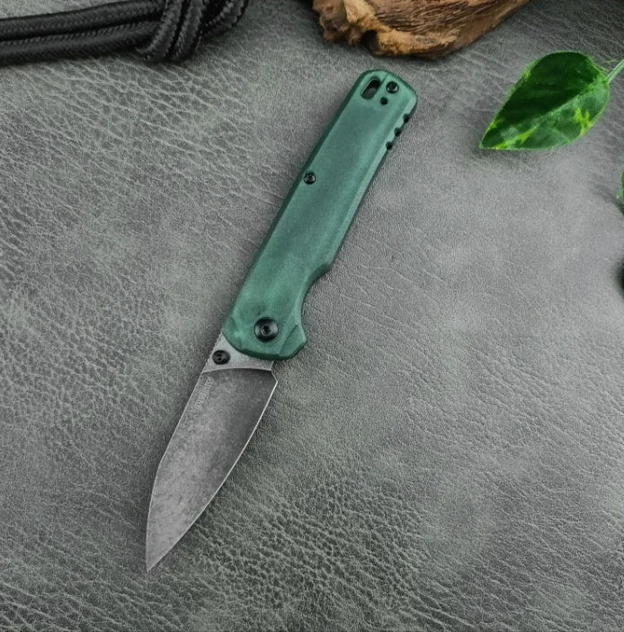 KS 6105 BLK Bel Air DuraLock KVT Folding Knife CPM MagnaCut PVD Blade Anodized Aluminum Handles Outdoor Camping Survival Knife - STAND OUT FLEXSARAH