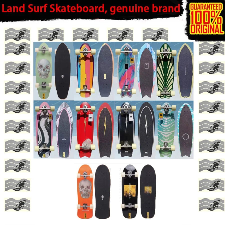 land surf YOW skateboard longboards whole kits good quality spring system branded with trucks wheels bearings and tool - STAND OUT FLEXSARAH