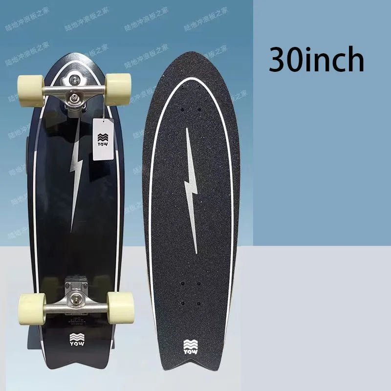land surf YOW skateboard longboards whole kits good quality spring system branded with trucks wheels bearings and tool - STAND OUT FLEXSARAH