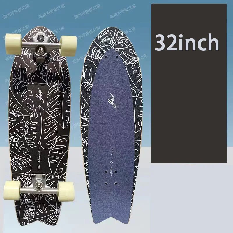 land surf YOW skateboard longboards whole kits good quality spring system branded with trucks wheels bearings and tool - STAND OUT FLEXSARAH
