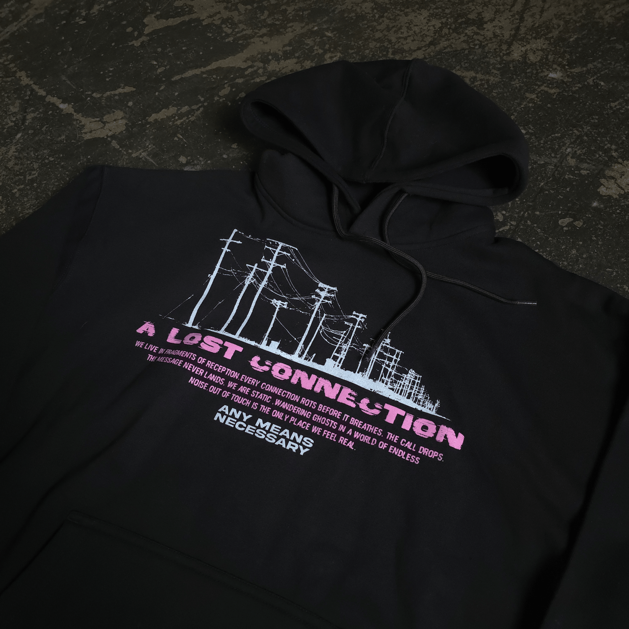 Lost Connection Pullover Hoodie - STAND OUT FLEXSARAH