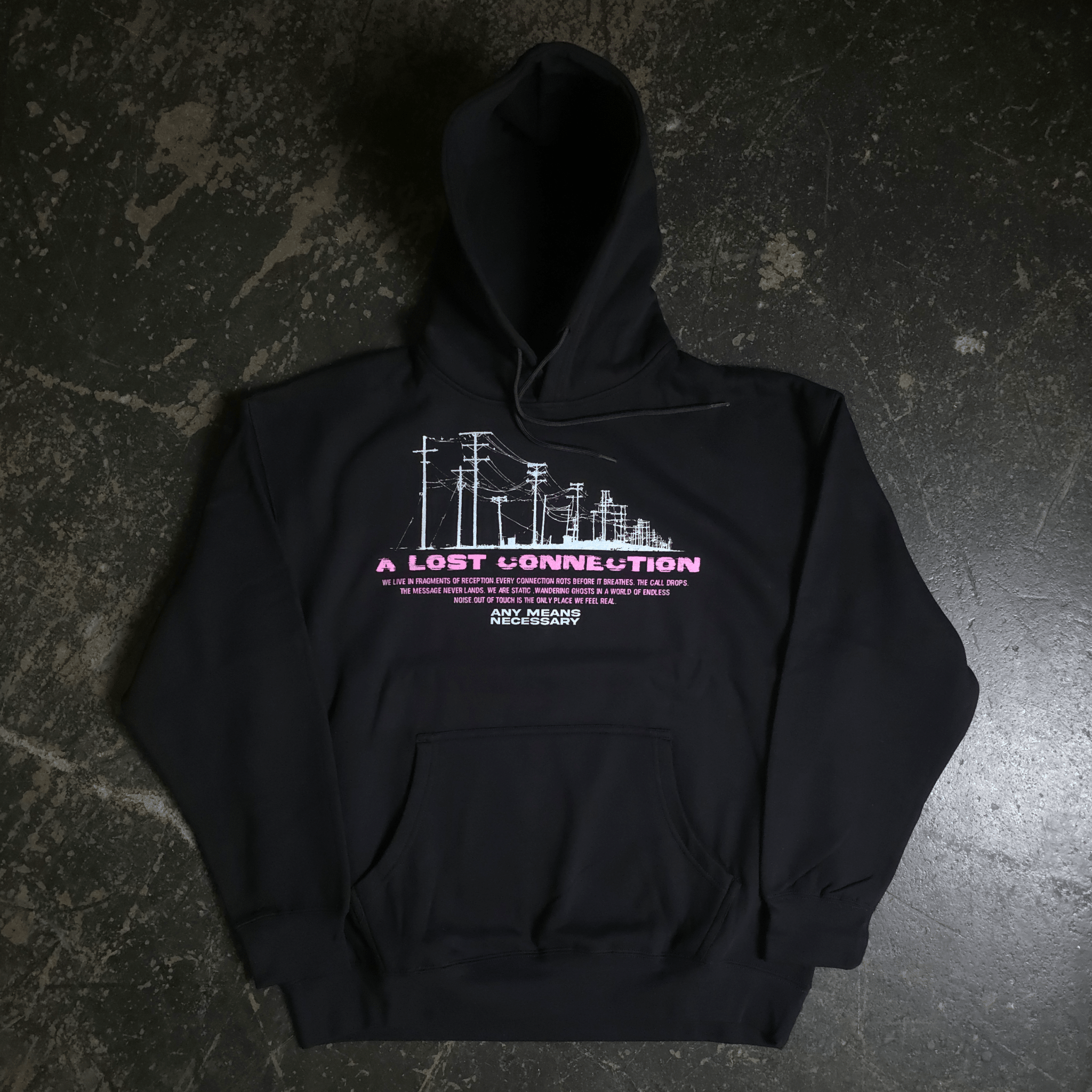 Lost Connection Pullover Hoodie - STAND OUT FLEXSARAH