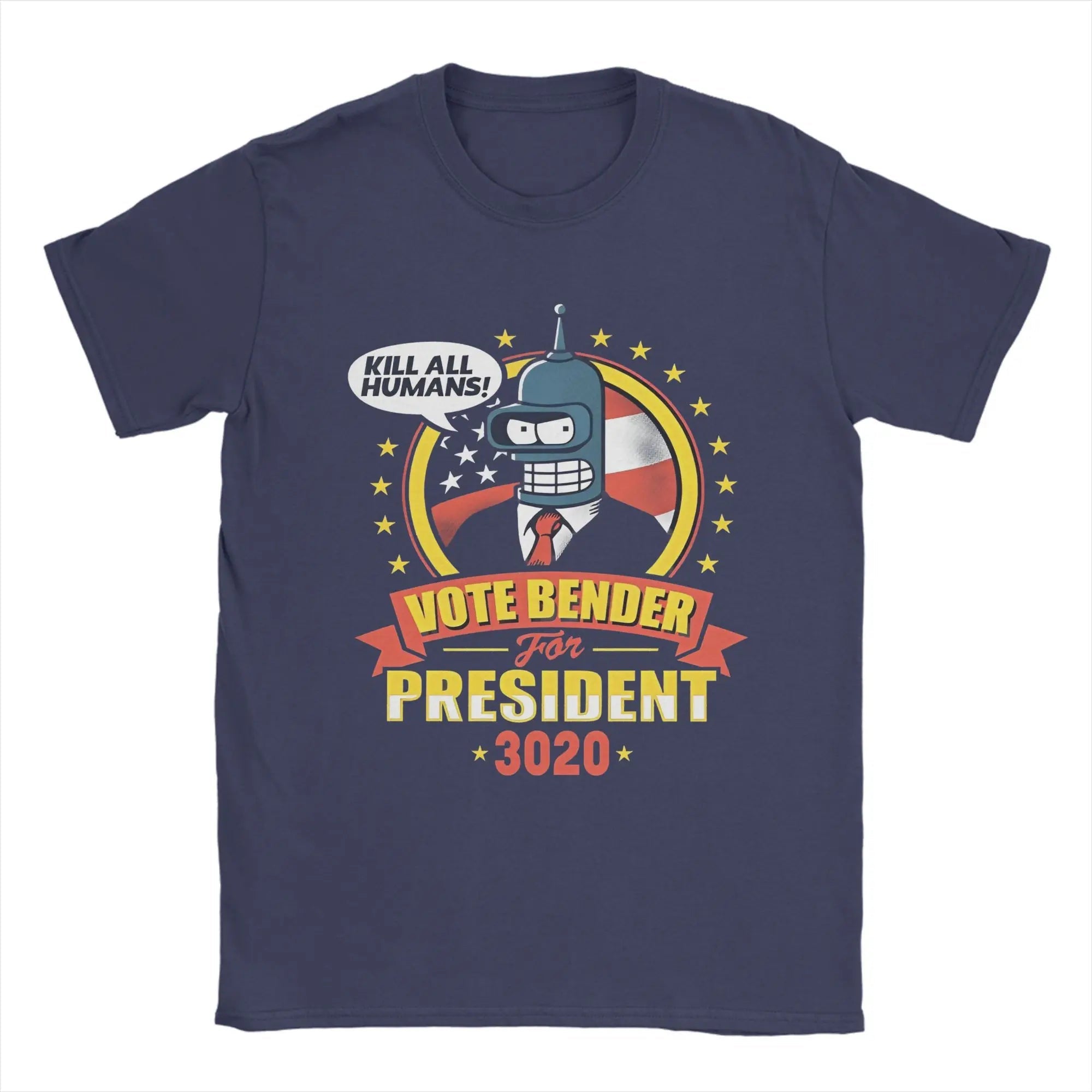 Men Women Futuramas Save thr Planet T Shirt Pure Cotton Clothes Fun Short Sleeve O Neck Tees Gift Idea T-Shirts - STAND OUT FLEXSARAH