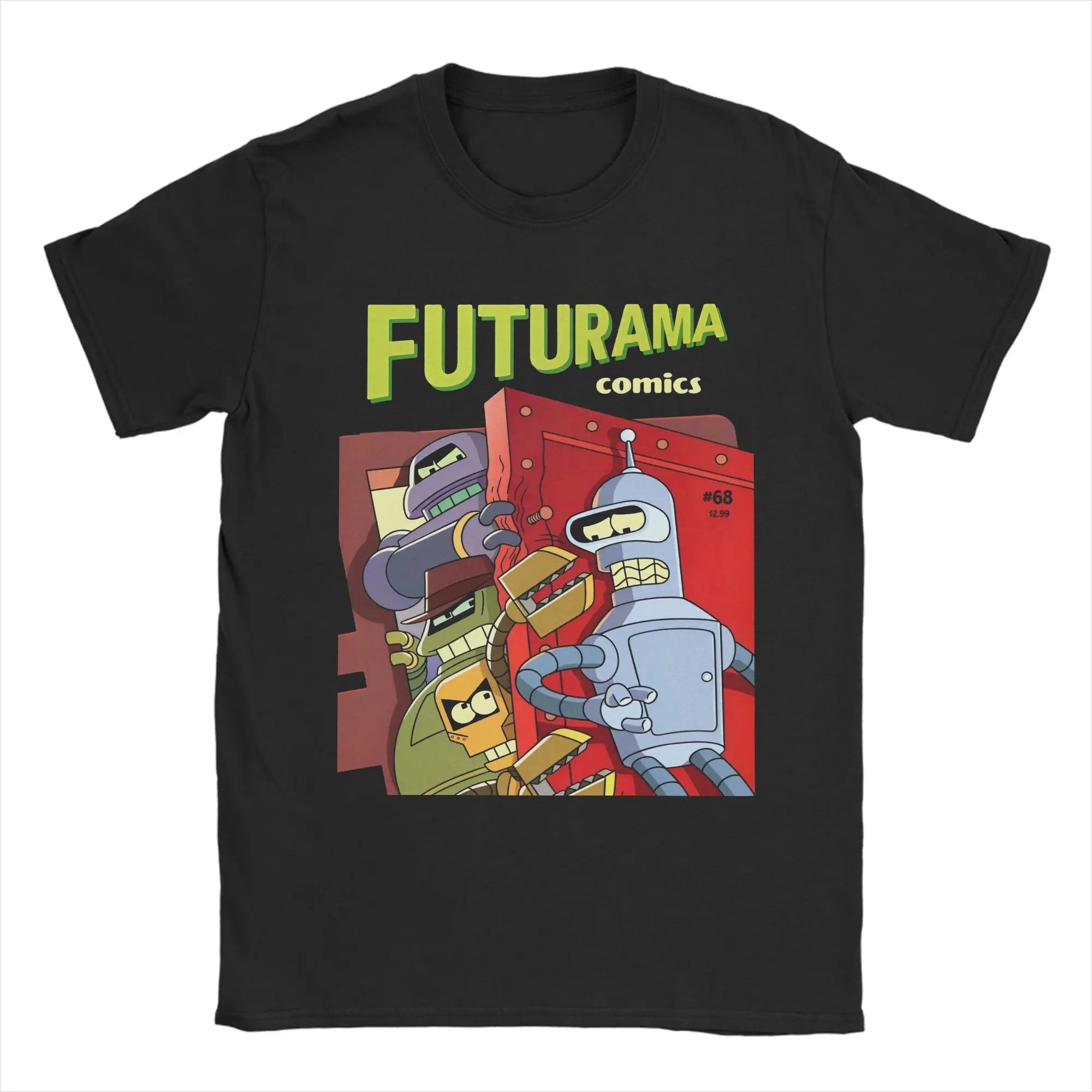 Men Women Futuramas Save thr Planet T Shirt Pure Cotton Clothes Fun Short Sleeve O Neck Tees Gift Idea T-Shirts - STAND OUT FLEXSARAH