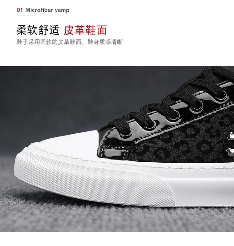men's shoes Casual Versatile Flats Skateboard Shoes Breathable Lightweight Fashion Trend Sneakers - STAND OUT FLEXSARAH