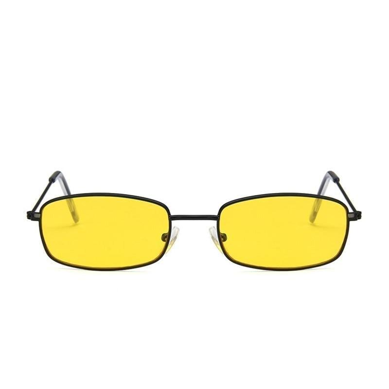Metal Frame New Square Shape Sunglasses For Women & Men New Decent & Elegant Lens Mirror New Popular Shades For Ladies Sun Glasses - STAND OUT FLEXSARAH