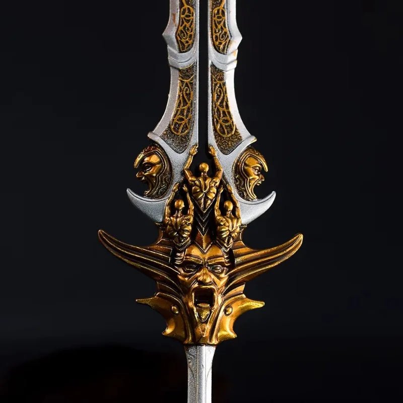 Mini God of War 4 Katana Metal Kratos Athena Sword Blade Olympus Ghost Leviathan Chaos AXE Real Japanese Katana Sabre Anime Toy - STAND OUT FLEXSARAH