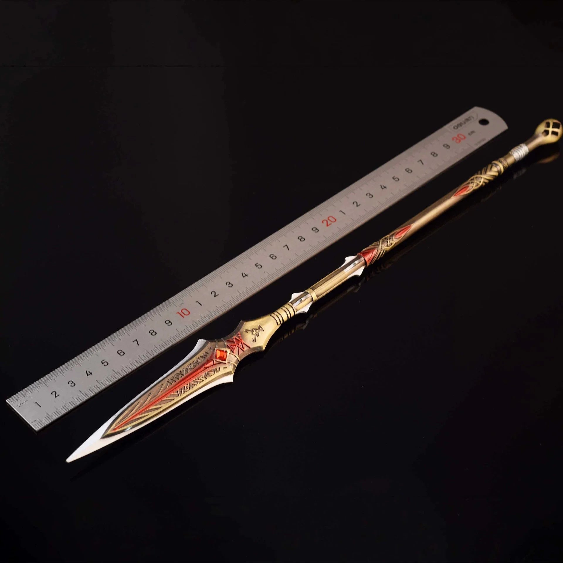 Mini God of War 4 Katana Metal Kratos Athena Sword Blade Olympus Ghost Leviathan Chaos AXE Real Japanese Katana Sabre Anime Toy - STAND OUT FLEXSARAH