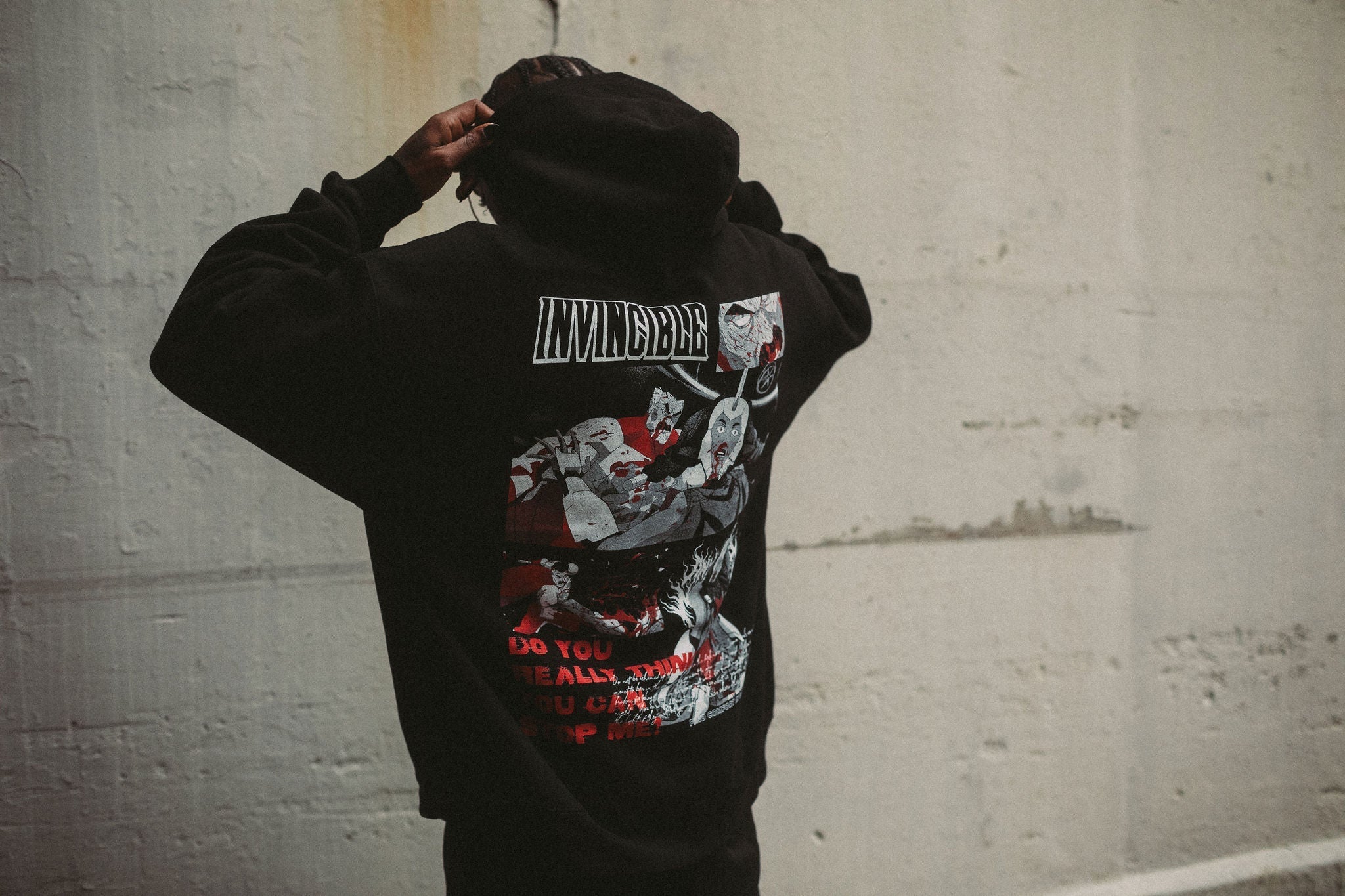 Neck Snap Pullover Hoodie - STAND OUT FLEXSARAH