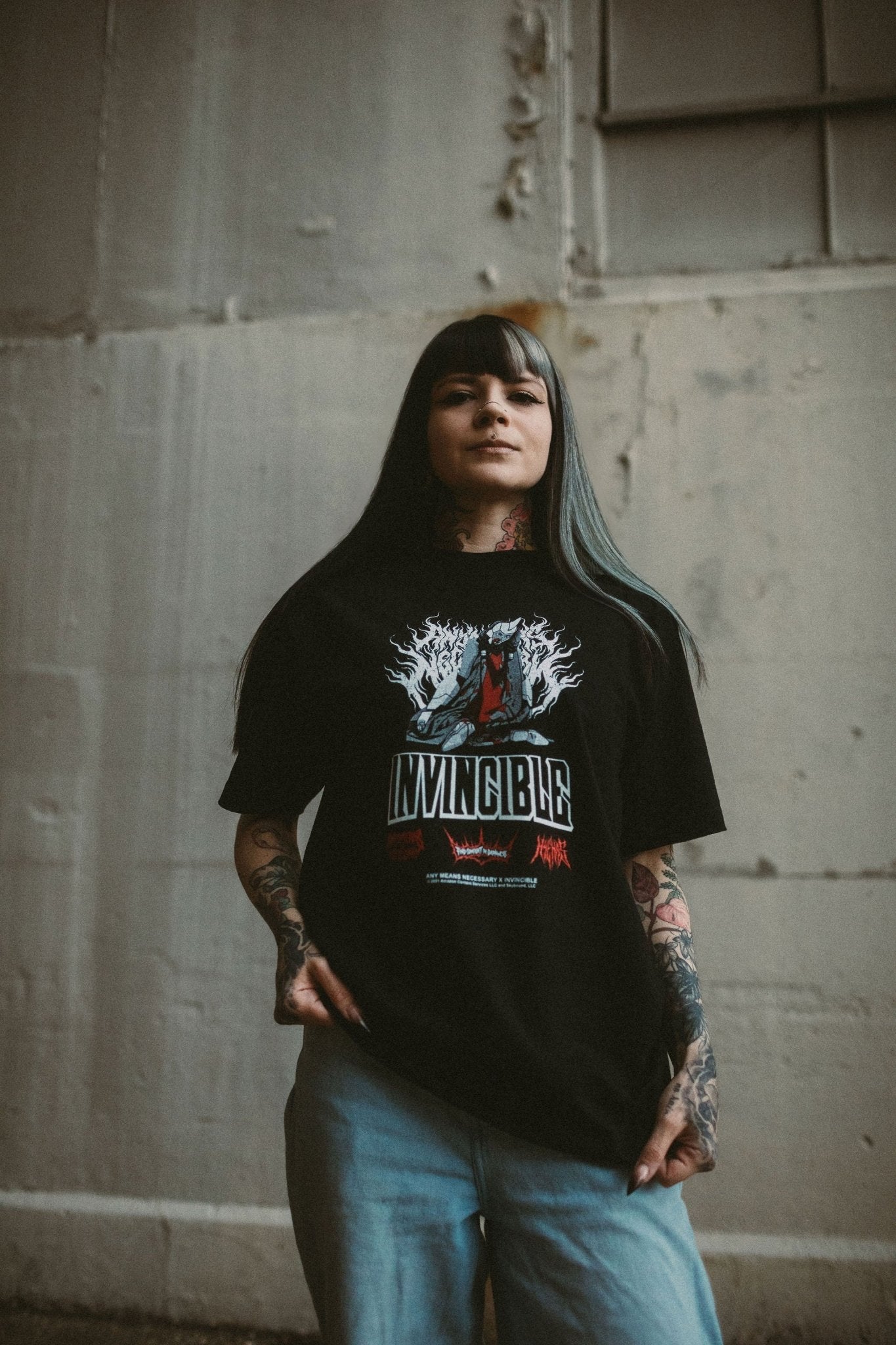 Neck Snap T-Shirt - STAND OUT FLEXSARAH