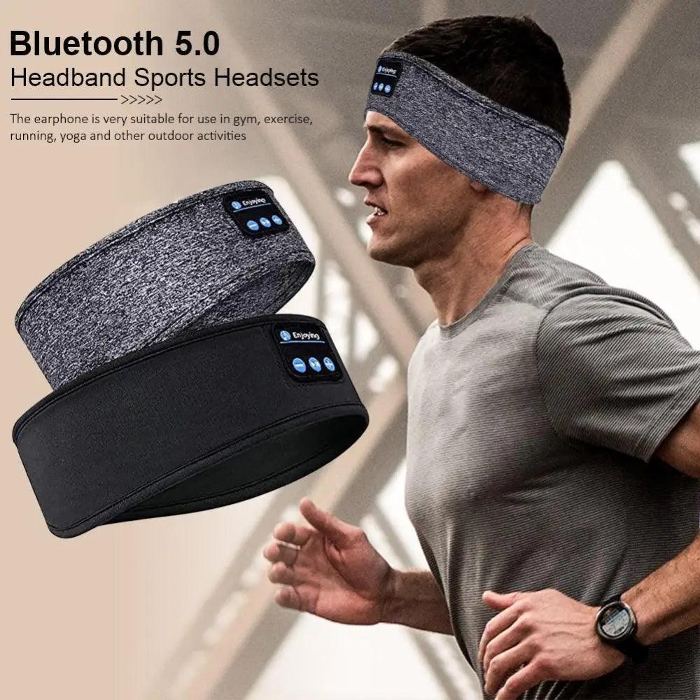 New Bluetooth Wireless Headphones Sports Headband Soft Elastic Comfortable Headphones For Sleep Music Headset Speakers - STAND OUT FLEXSARAH