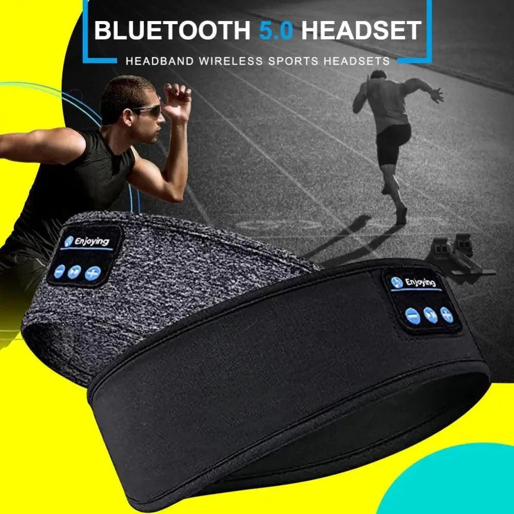 New Bluetooth Wireless Headphones Sports Headband Soft Elastic Comfortable Headphones For Sleep Music Headset Speakers - STAND OUT FLEXSARAH