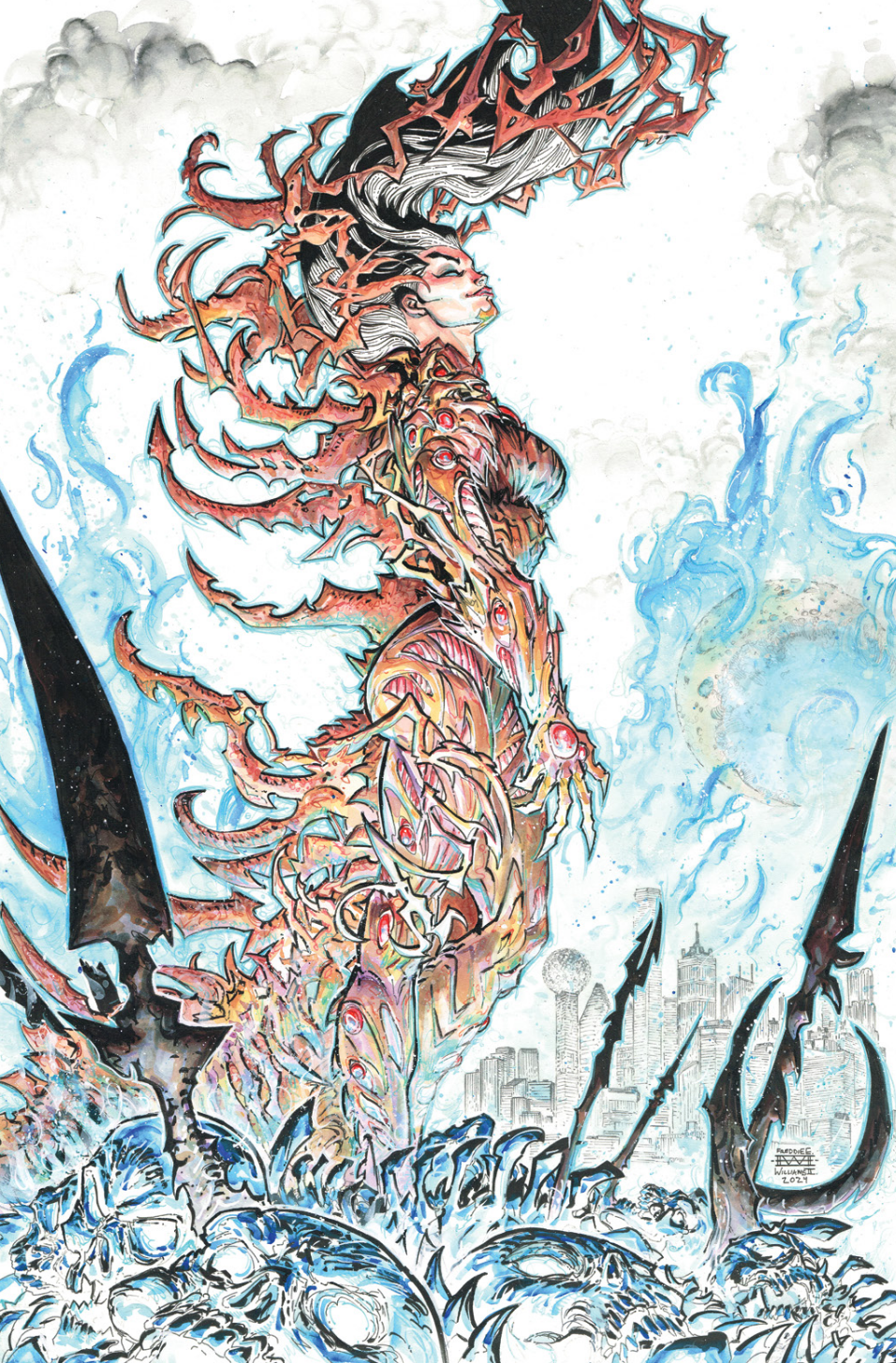 NYCC EXCLUSIVE WITCHBLADE 3 Freddie Williams II Variant TenFwd Comics Exclusive Ltd 500 - STAND OUT FLEXSARAH