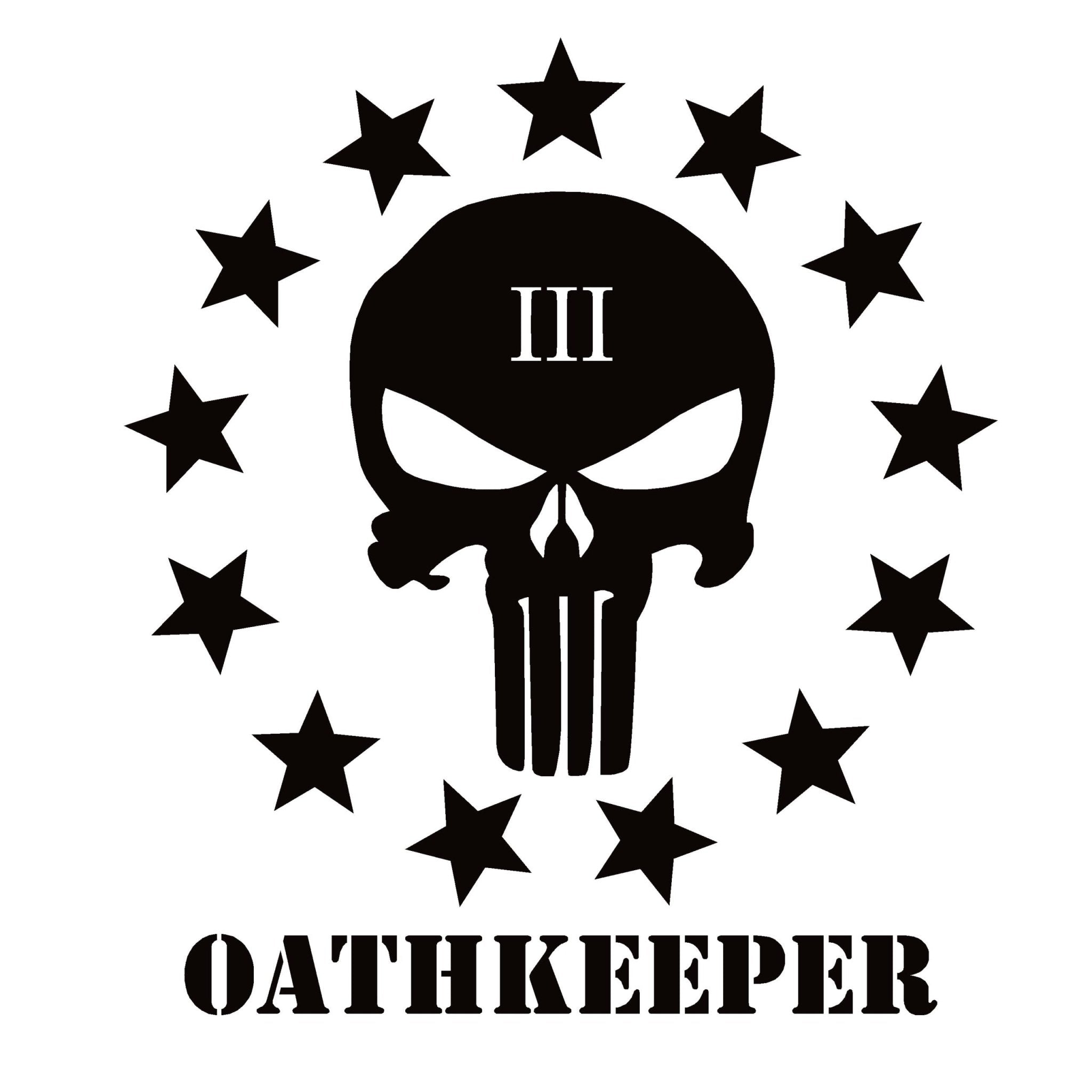 Oath Keeper Decal - Three Percenter Oath Keeper Decal for Cars & More - 7632 - STAND OUT FLEXSARAH
