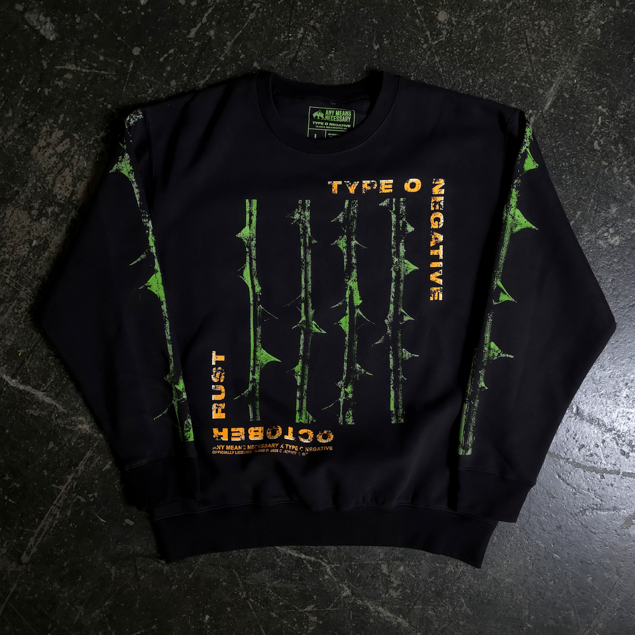 October Rust Crewneck Sweatshirt - STAND OUT FLEXSARAH