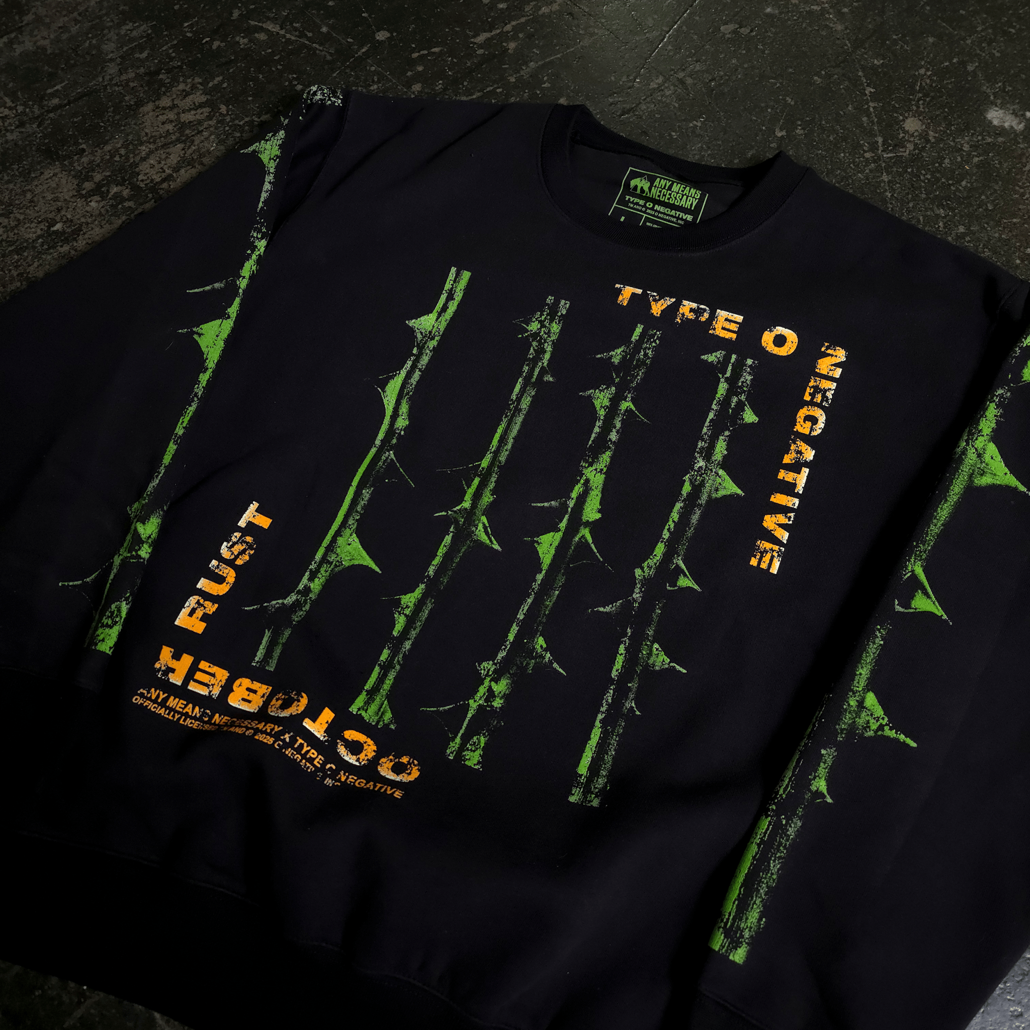October Rust Crewneck Sweatshirt - STAND OUT FLEXSARAH