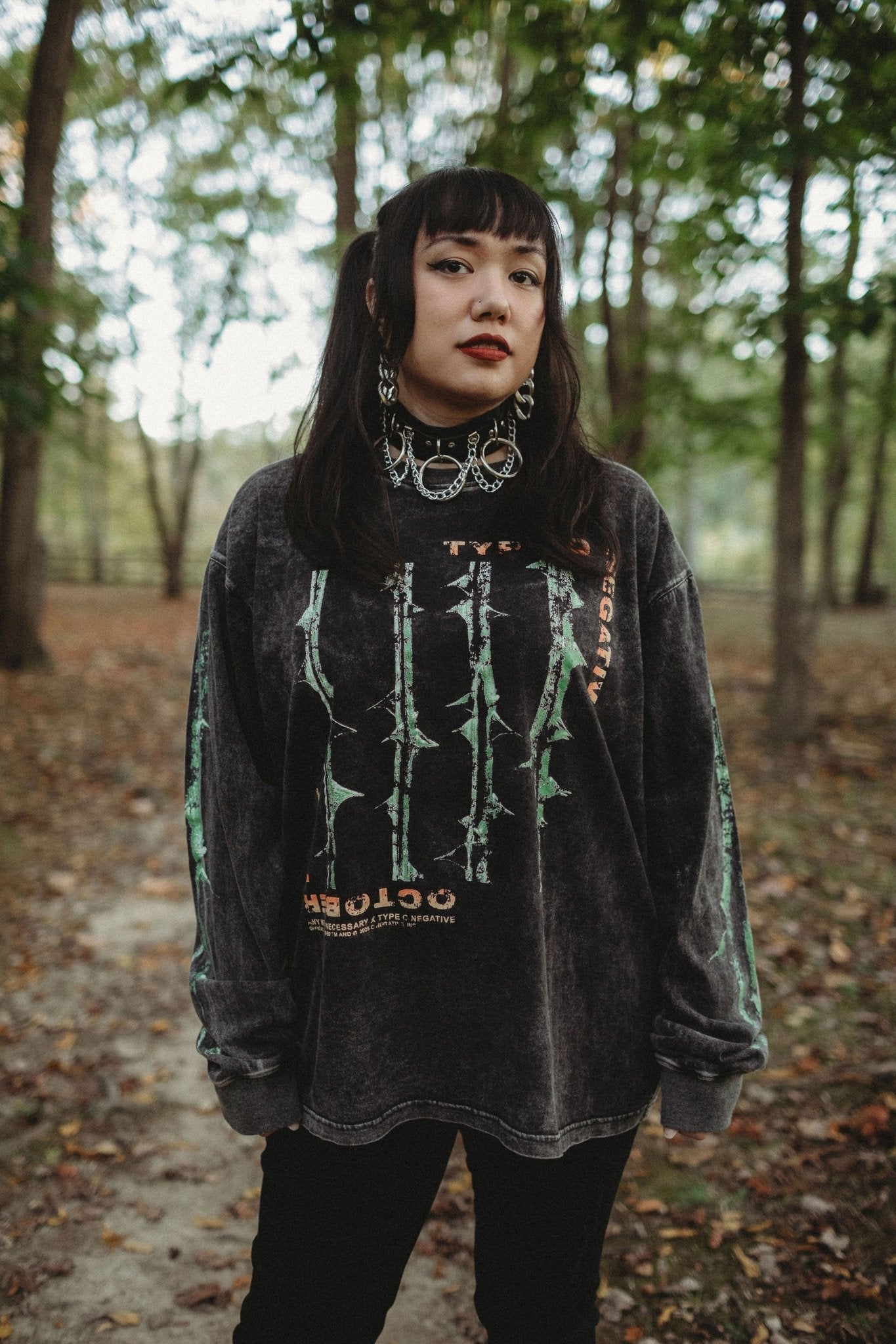 October Rust Long Sleeve T-Shirt Vintage - STAND OUT FLEXSARAH