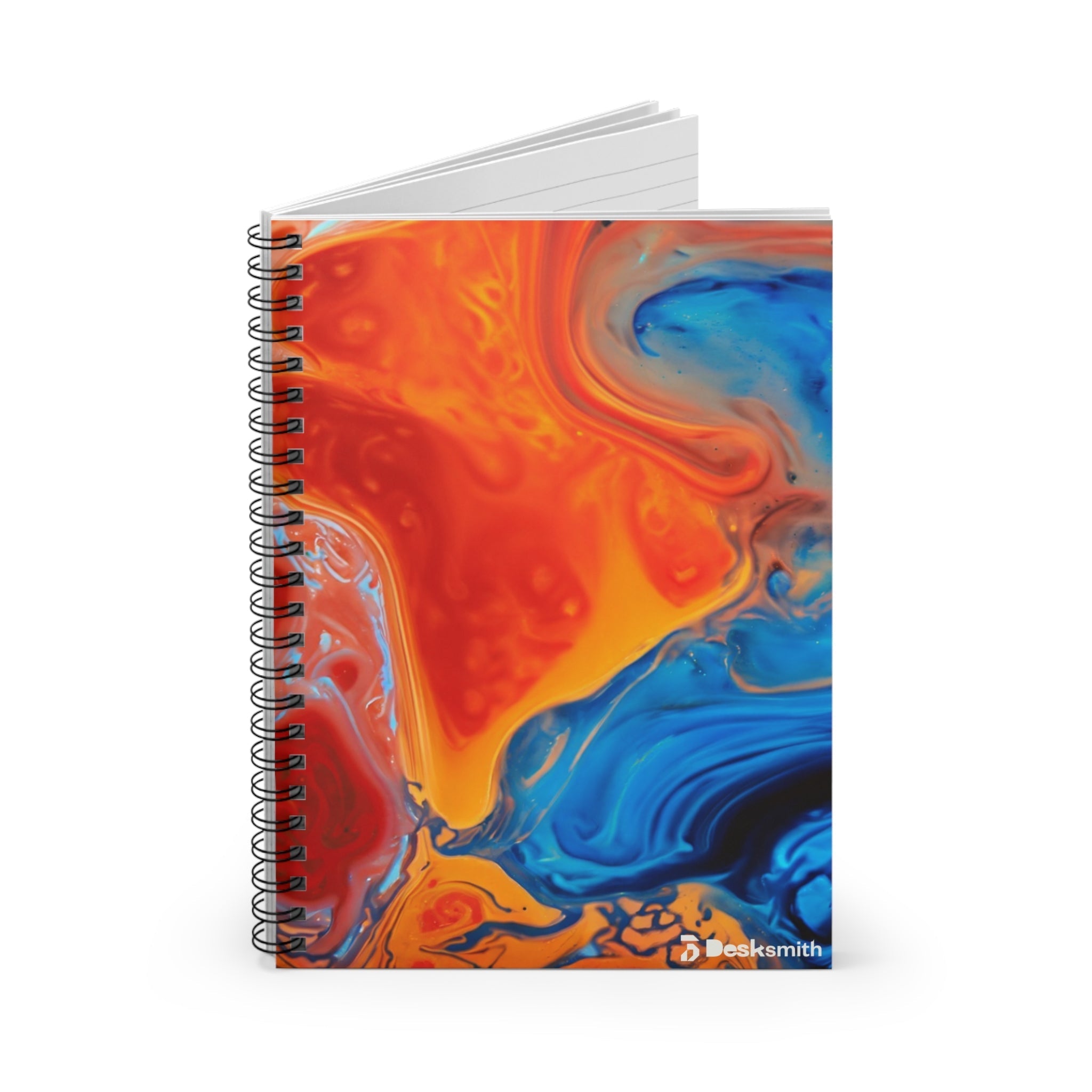 Orange Spiral Notebook - Ruled Line - STAND OUT FLEXSARAH