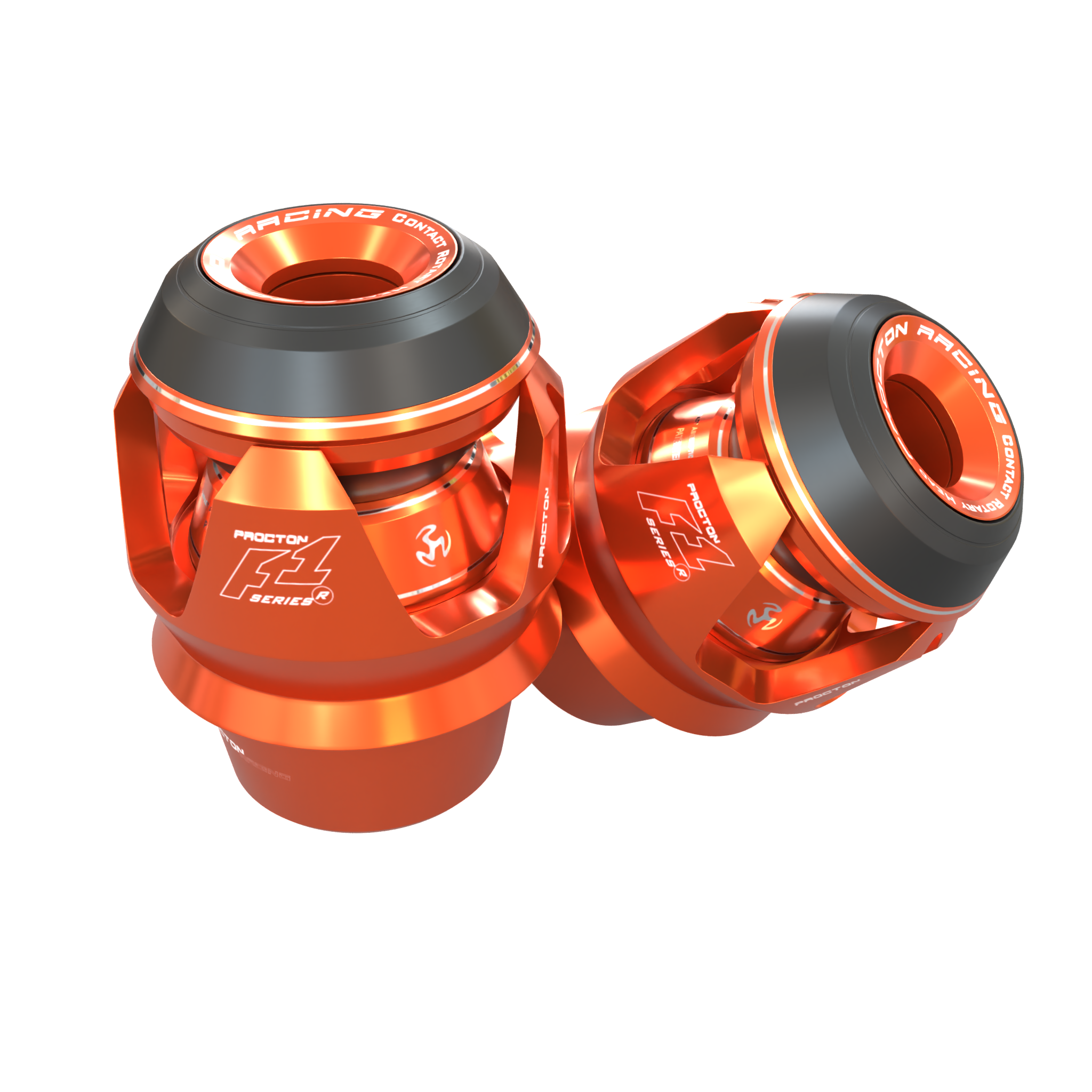 Honda - CB 600 F Hornet (2008-2014) - Procton Racing Rotational Impact System – Frame Sliders F1