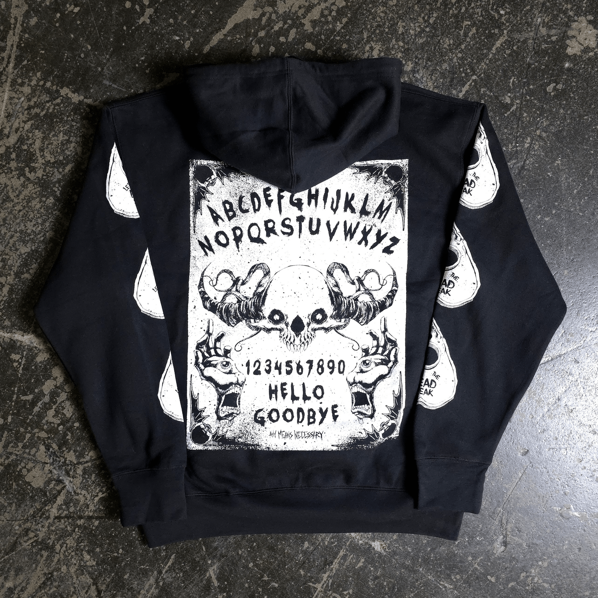 Ouija Pullover Hoodie Black - STAND OUT FLEXSARAH