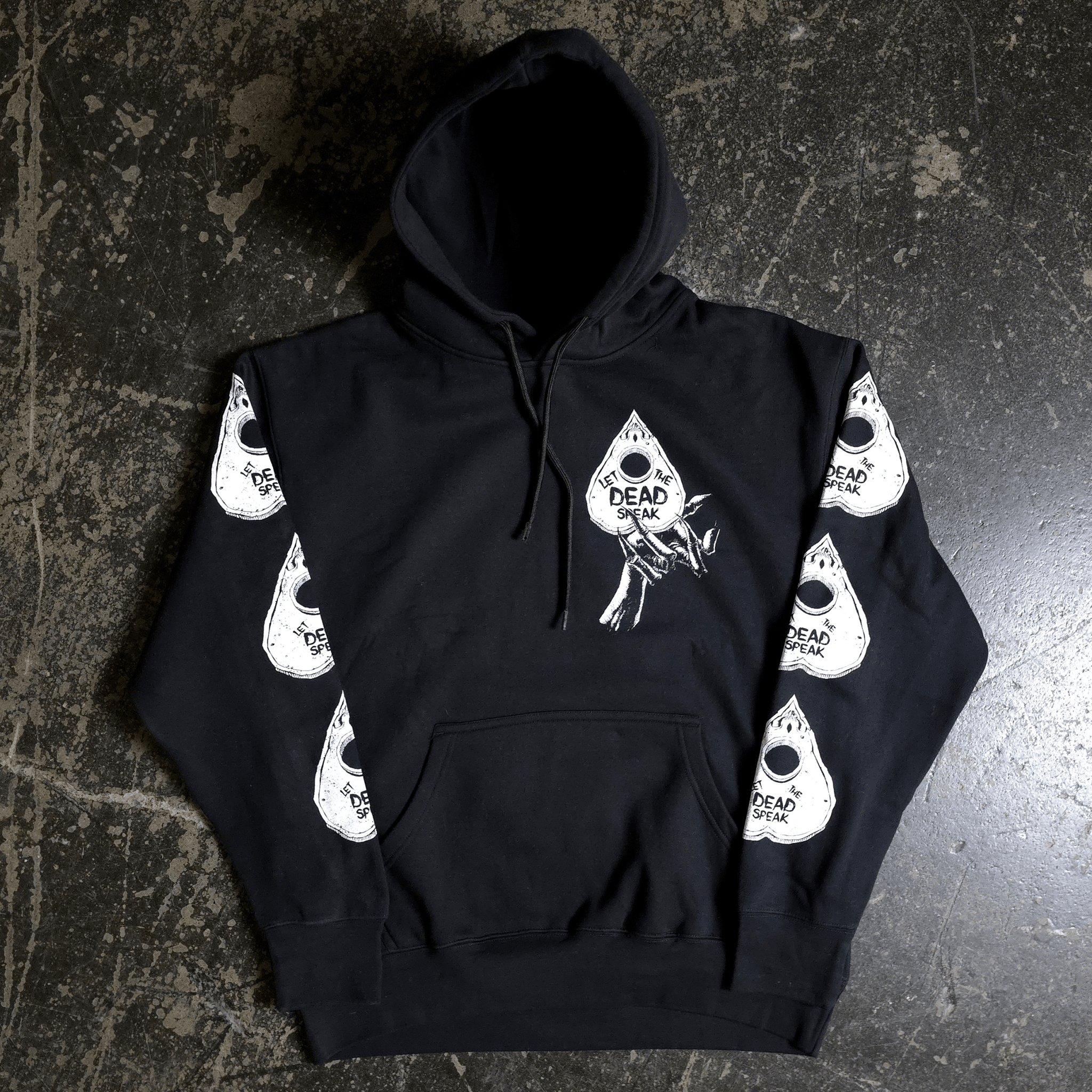 Ouija Pullover Hoodie Black - STAND OUT FLEXSARAH