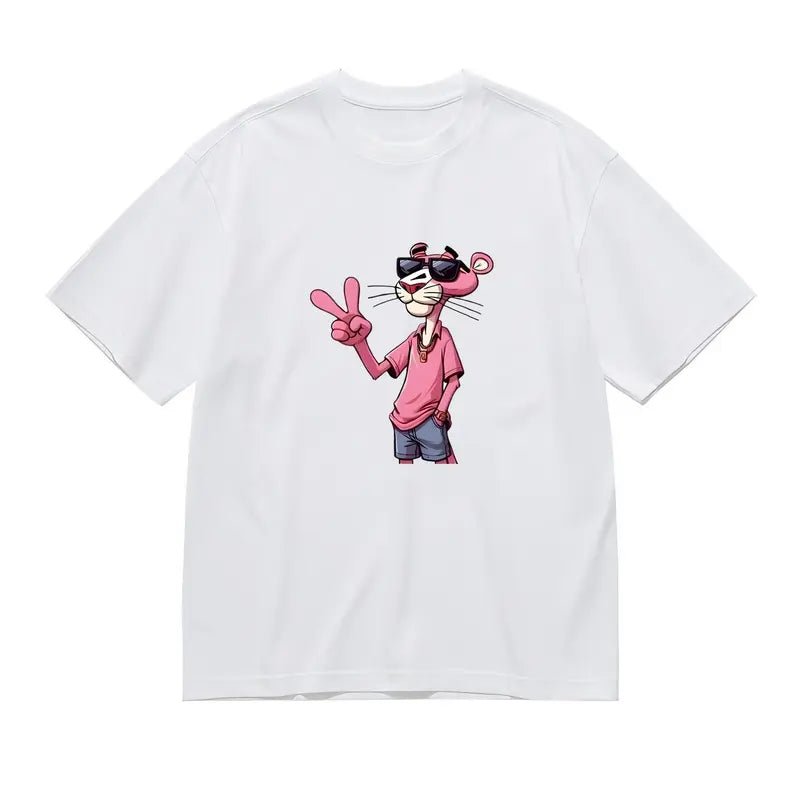 Pink Panther Women's Graphic T-Shirt - All-Season Fashion Top - STAND OUT FLEXSARAH