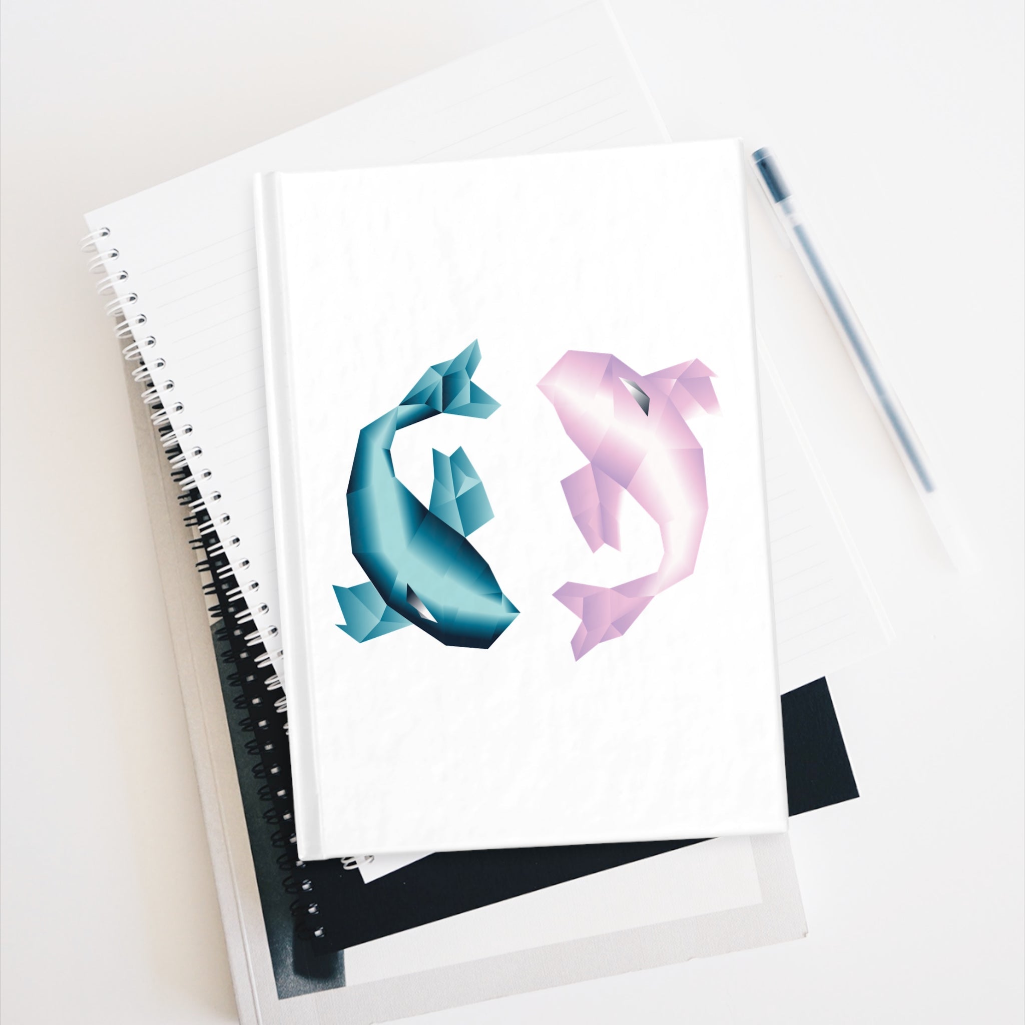 Pisces Hardcover Journal - Blank - STAND OUT FLEXSARAH