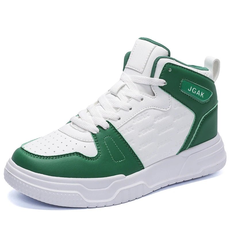 Plus Big Size 49 50 51 52 High Top Skateboarding Shoes Men Fashion Leather Casual Sneakers Dropshipping - STAND OUT FLEXSARAH