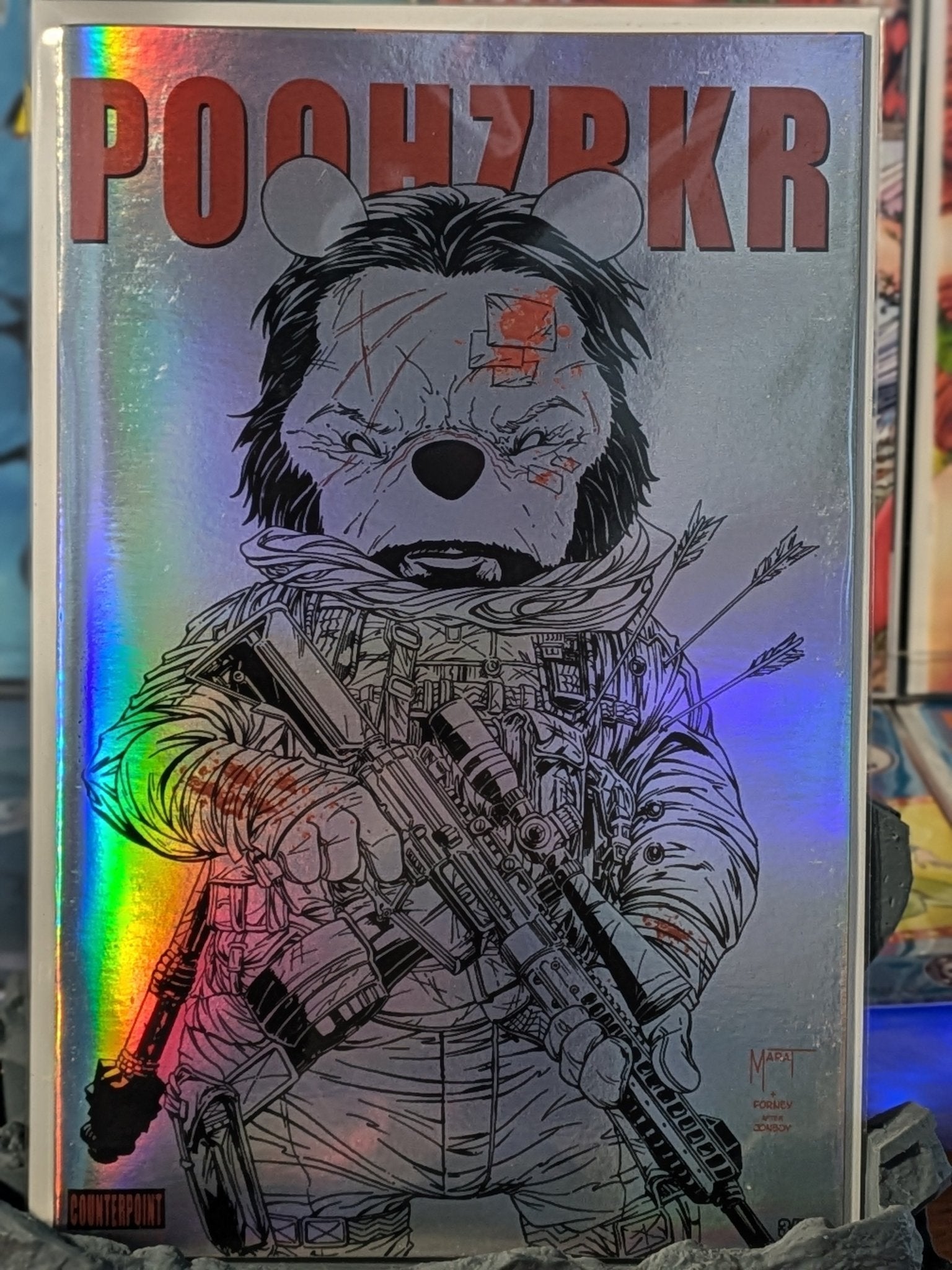 Poohzrkr Black, White and Red 1 SDCC24 TenFwd Comics Exclusive - STAND OUT FLEXSARAH