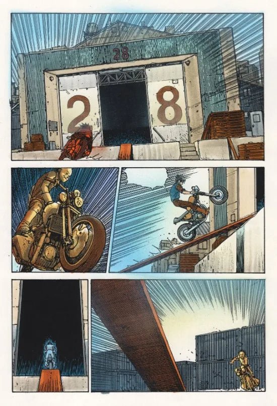 Poster Manga Page Akira 80s Wall Decor Vintage Comic Manga Japanese Animation Wall Decor Akira Comics Book Canvas Painting Gift - STAND OUT FLEXSARAH