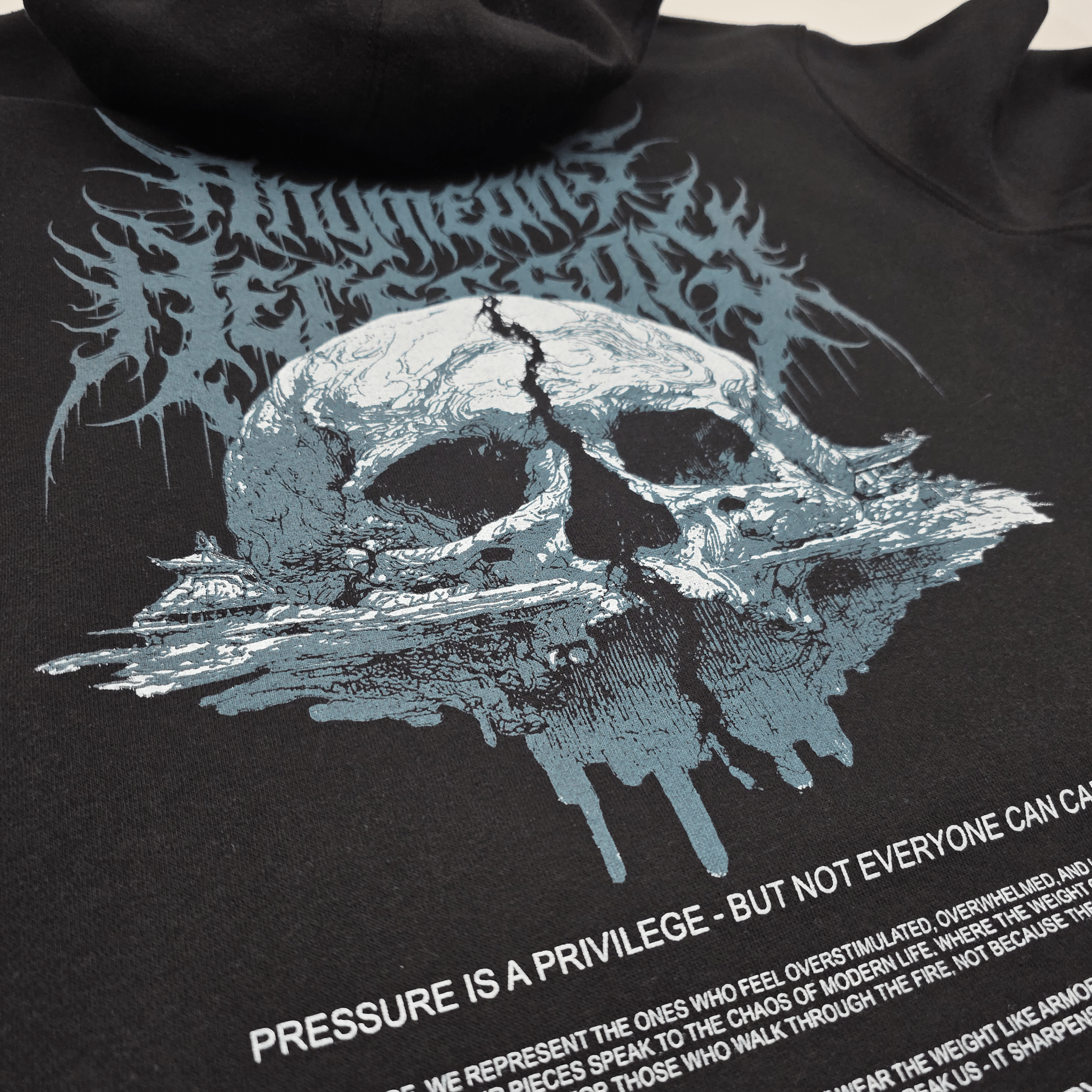 Pressure Pullover Hoodie Black - STAND OUT FLEXSARAH