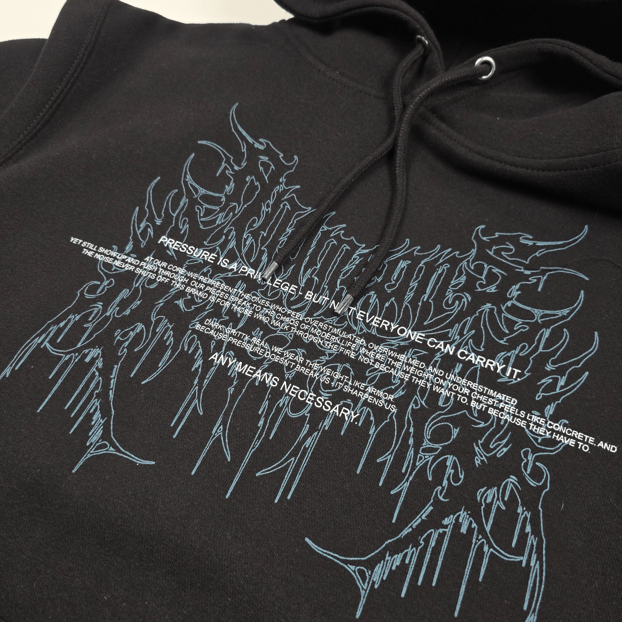 Pressure Pullover Hoodie Black - STAND OUT FLEXSARAH