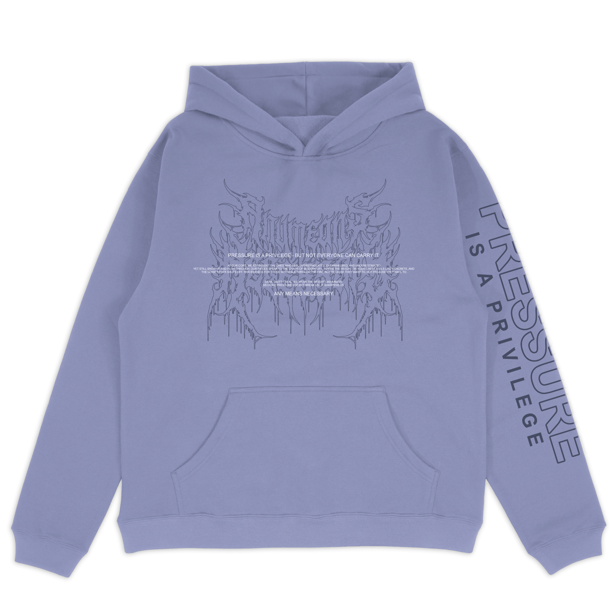 Pressure Pullover Hoodie Grape - STAND OUT FLEXSARAH