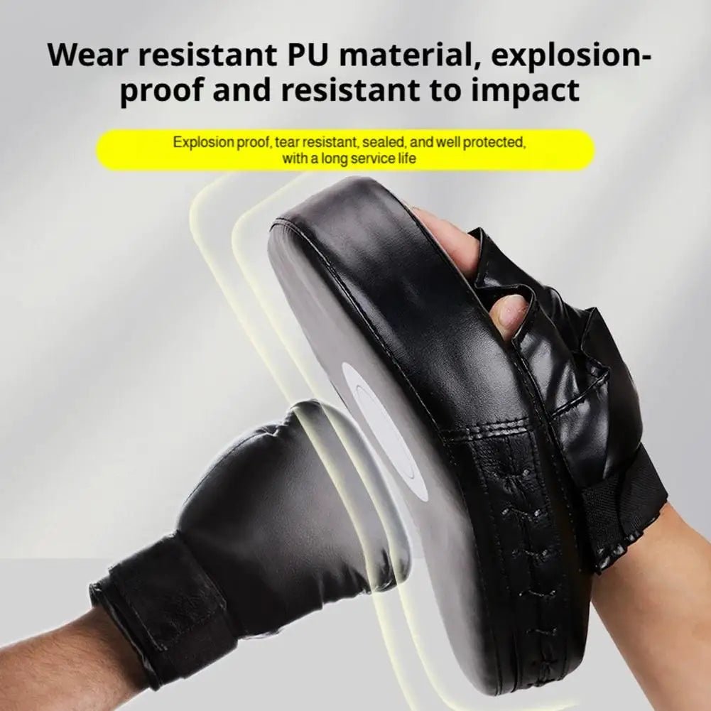 Professional Boxing Punch Mitts Curved MMA Muay Thai Hand Target Training Pads for Adult Kids Karate Sanda Combat Sports Gear - STAND OUT FLEXSARAH