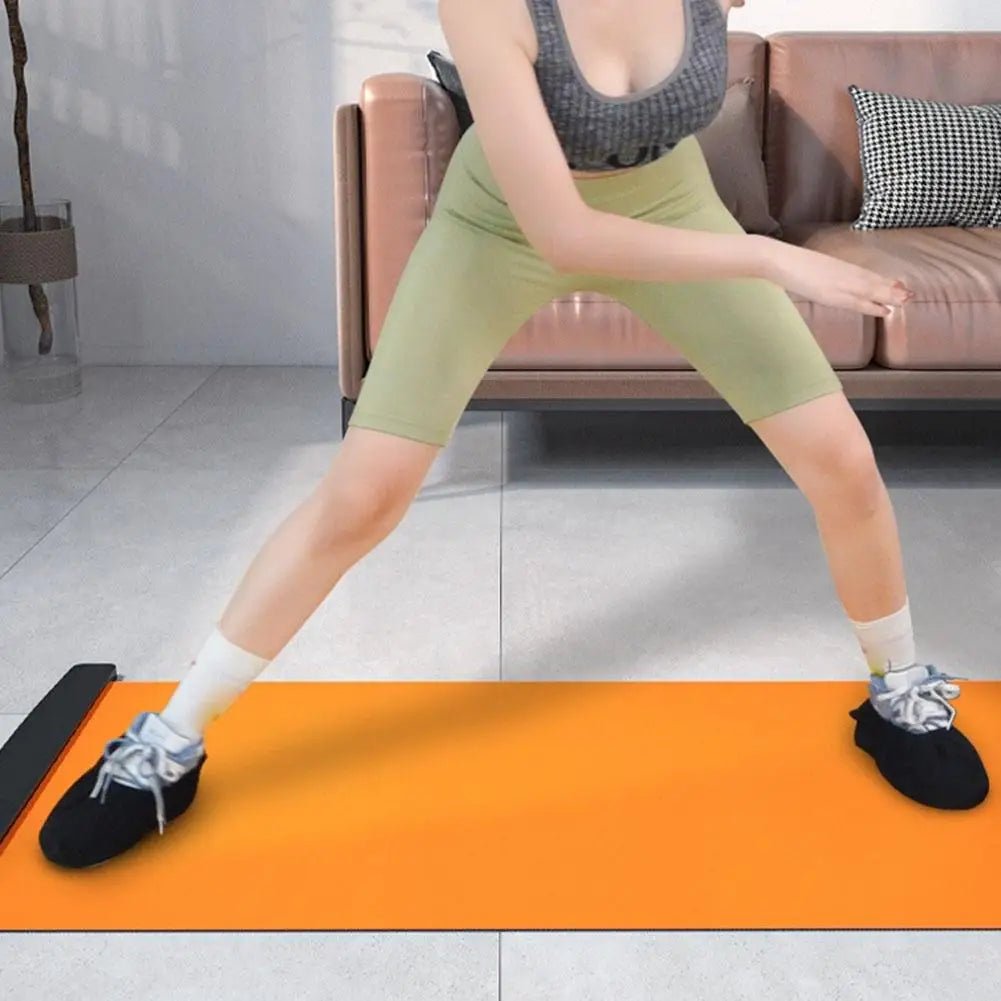 Professional Skating Slide Board for Speed Skating Training Home Skiing Simulator Fitness Gliding Mat for Core Leg Exercise - STAND OUT FLEXSARAH