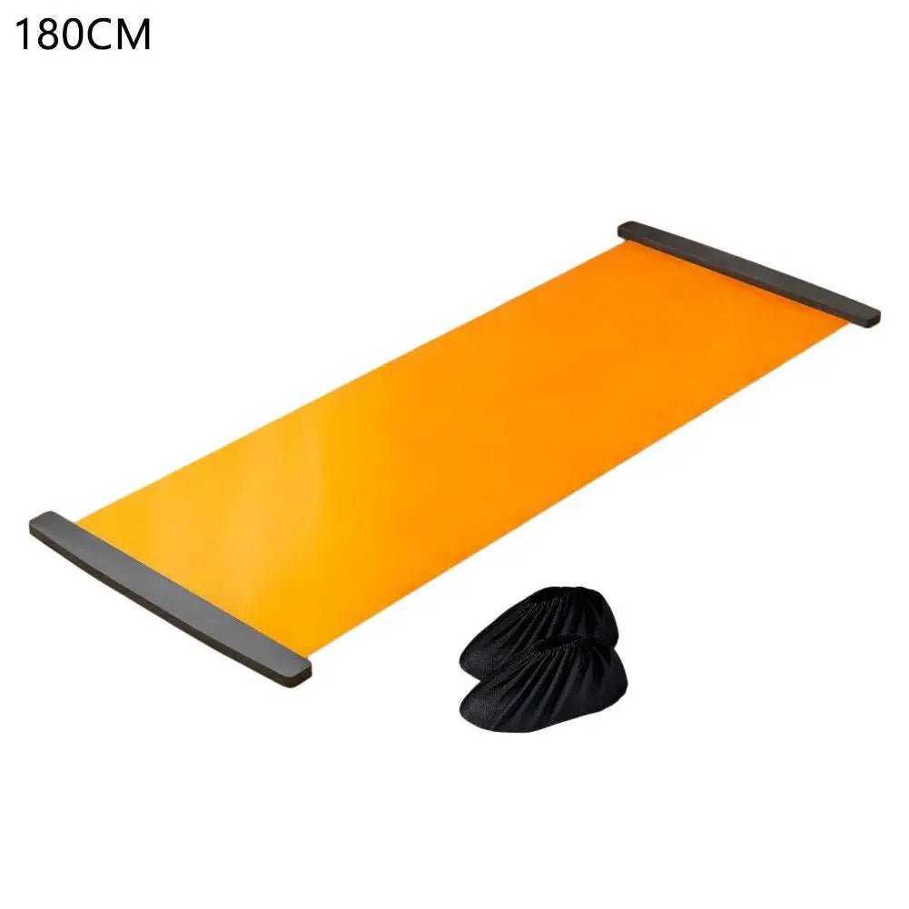 Professional Skating Slide Board for Speed Skating Training Home Skiing Simulator Fitness Gliding Mat for Core Leg Exercise - STAND OUT FLEXSARAH