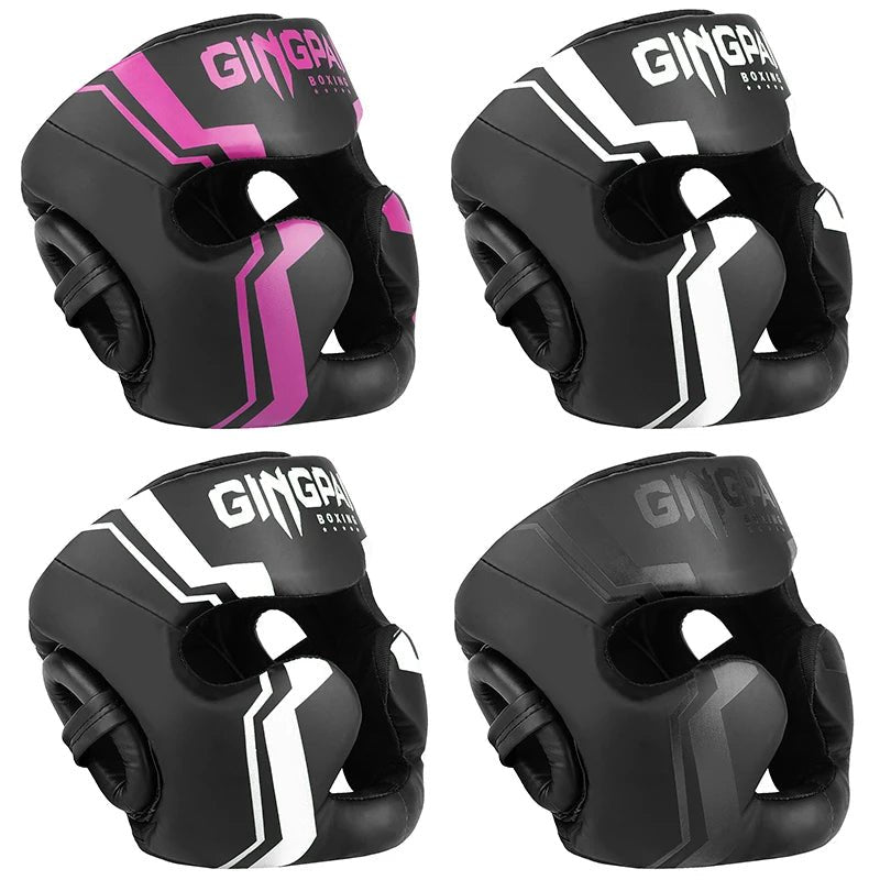 Promotion Boxing MMA Safety Helmet Head Gear Protectors Adult Child Training Headgear Muay Thai Kickboxing Full-covered Helmets - STAND OUT FLEXSARAH