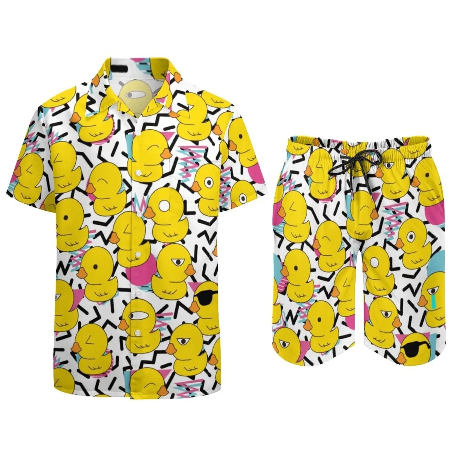 Psychedelic Magic Mushroom Men Sets Printed 3D print Casual Shirt Beach Shorts Oversized 2Pcs set Vacation Hawaiian Man Suits - STAND OUT FLEXSARAH