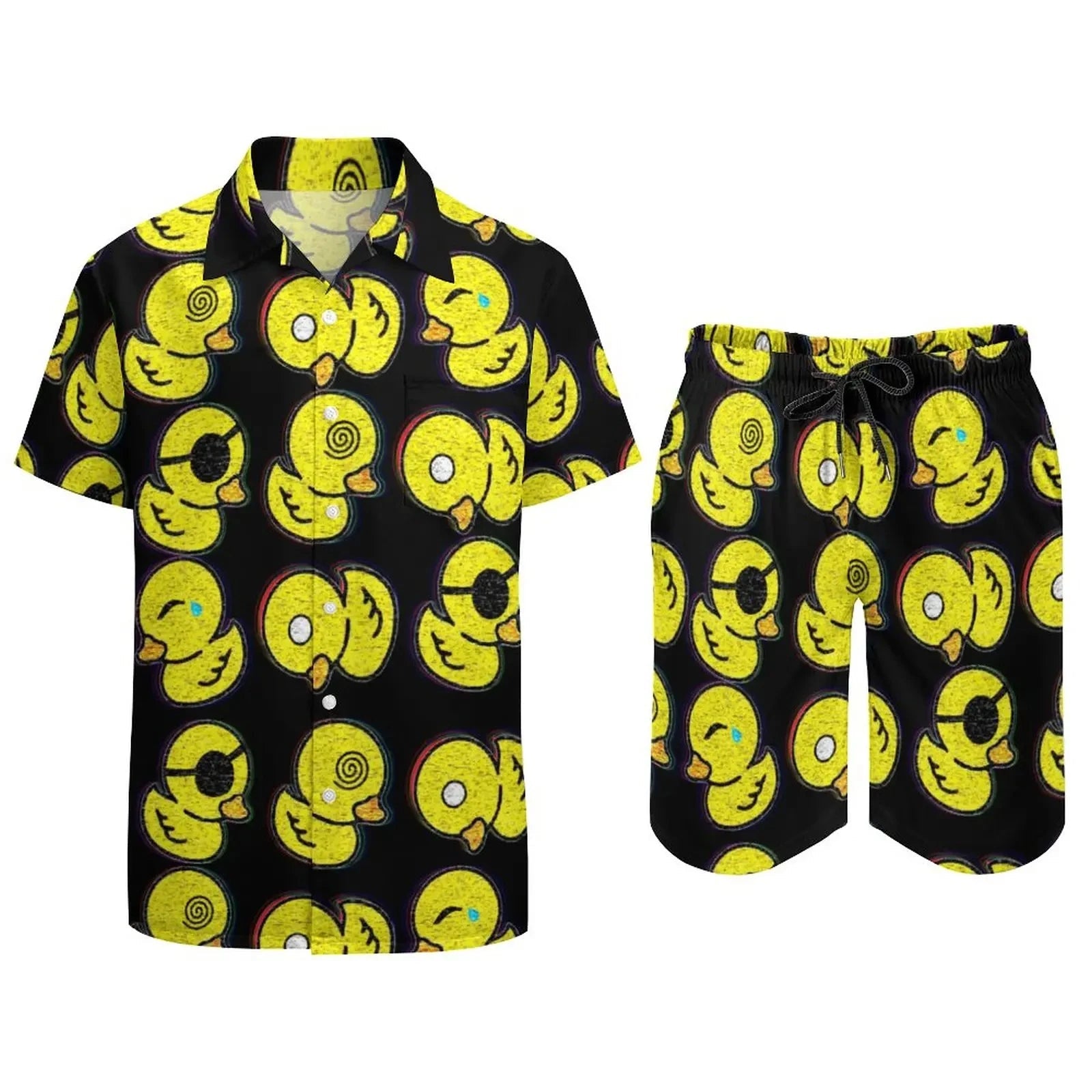 Psychedelic Magic Mushroom Men Sets Printed 3D print Casual Shirt Beach Shorts Oversized 2Pcs set Vacation Hawaiian Man Suits - STAND OUT FLEXSARAH