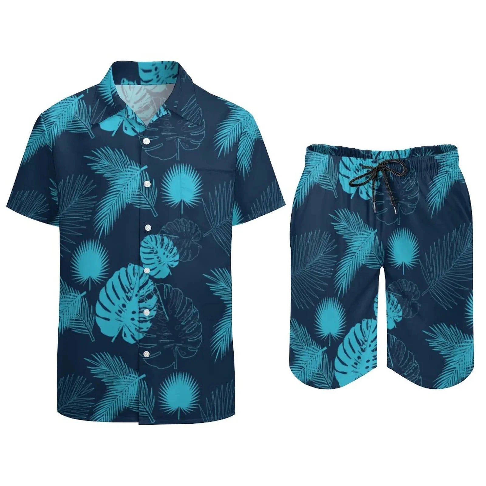 Psychedelic Magic Mushroom Men Sets Printed 3D print Casual Shirt Beach Shorts Oversized 2Pcs set Vacation Hawaiian Man Suits - STAND OUT FLEXSARAH