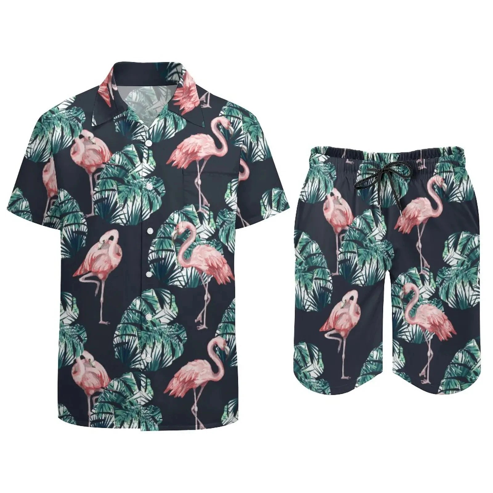 Psychedelic Magic Mushroom Men Sets Printed 3D print Casual Shirt Beach Shorts Oversized 2Pcs set Vacation Hawaiian Man Suits - STAND OUT FLEXSARAH